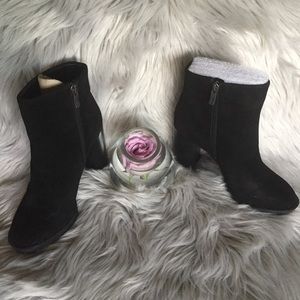 BCBGeneration Laliah Black Suede Bootie